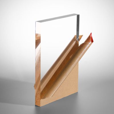 OLEG 외관 내부 아크릴 시트 절단 UV 인쇄 굽은 레이저 절단