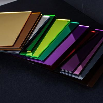 장식용 1mm 색상 방풍 거울 플라스틱 시트 아크릴 거울 시트