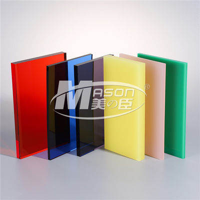 2.8mm 불투명 블루 Perspex 유리 색상 아크릴 시트 MMA 소재