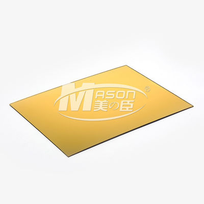 2mm 3mm 5mm 짜개진 조각과 황금 거울 아크릴 장 1220x2440mm
