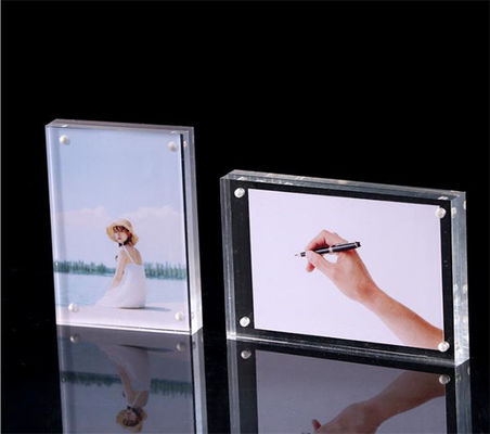 투명한 수정같은 주문 아크릴 제작 20mm 아크릴 사진 구조