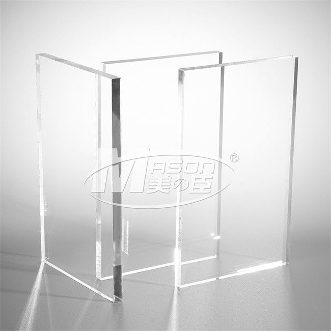 4mm 1220x2440mm 투명 아크릴 시트 높은 투명 광택