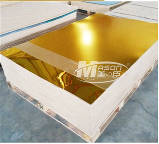 레이저 커팅 골드 실버 PMMA 2mm 아크릴 미러 시트 1220x1830mm