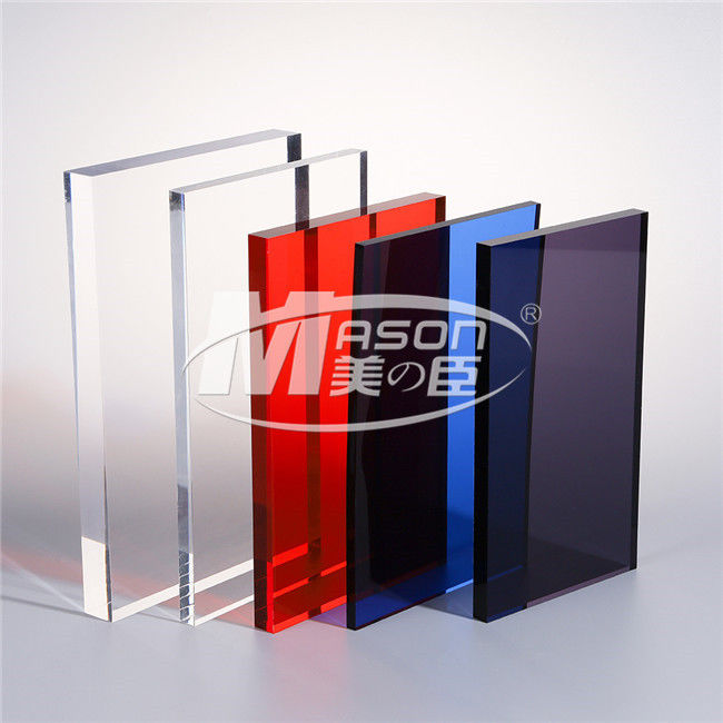 Lucite 원료 색깔 아크릴 장 던지기 Perspex 장 1220x2440mm