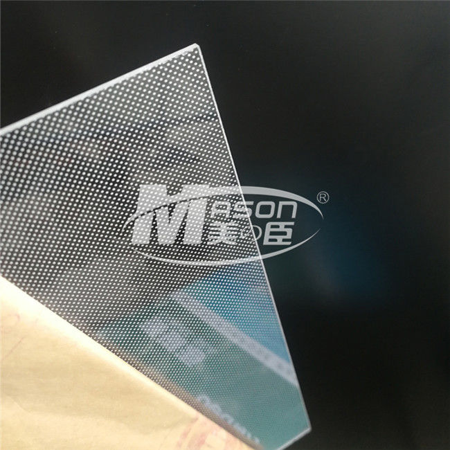 라이트 박스 용 레이저 도트 조각 2.0mm 아크릴 도광판