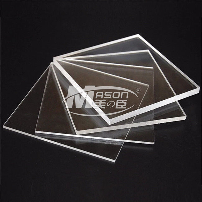 투명 고광택 3mm-20mm 아크릴 Perspex 장 1220x2440 Mm