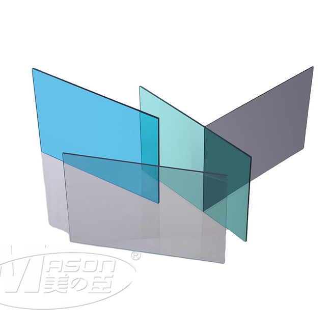 투명 5mm 122X244cm 솔리드 PC 시트 UV 안정화 폴리카보네이트 패널